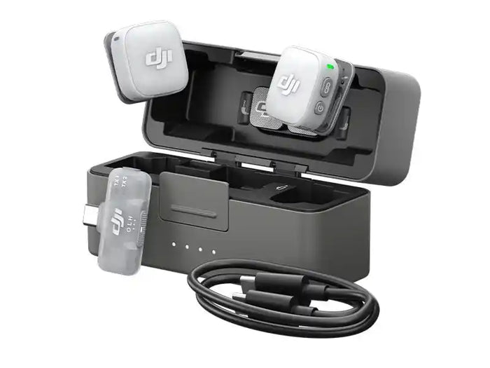 Dji Mic Mini 2 | 2TX + 1Mobile RX + Charging Case | Ultra compact wireless Microphone | 90-Hour Battery