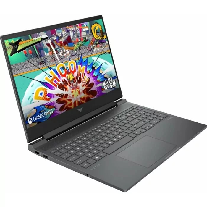 HP Victus 16 gaming laptop side view