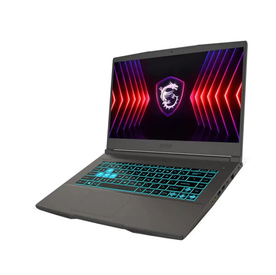 MSI Thin 15 gaming laptop Full front view