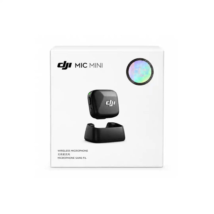 DJI Mic Mini Transmitter (infinity Black) |Ultra‑light 10g | 11.5hr Battery| 2‑Level Noise Cancelling