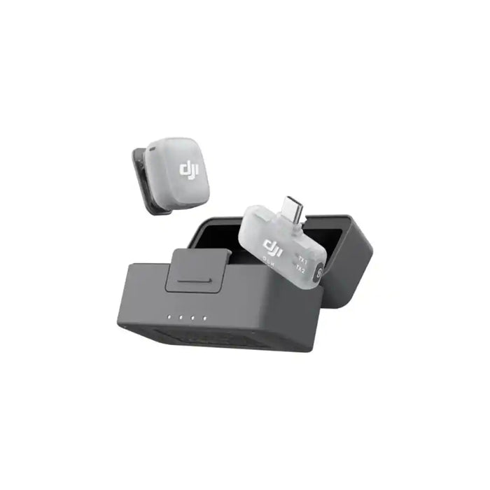 Dji Mic Mini 2 | (1TX + 1MobileRX + Charging Case) | Compact Wireless Mic| Noise Cancelling| 3Presets| 24Hr Run Time | Made for iPhone