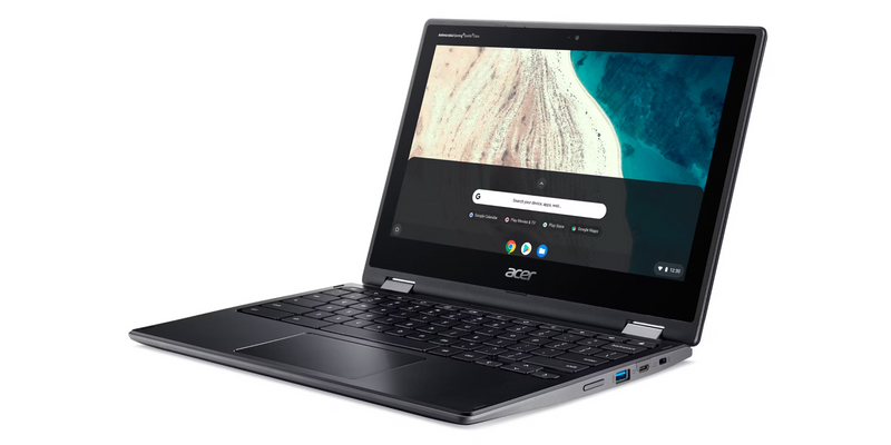 Acer Chromebook Spin R752 x360| Intel Celeron N4020| 4 GB RAM| 32 GB Storage| Chrome Operating System| 11.6" HD Touch Gorrila-Glass Display| Intel UHD Graphics 600| Updates till 2029